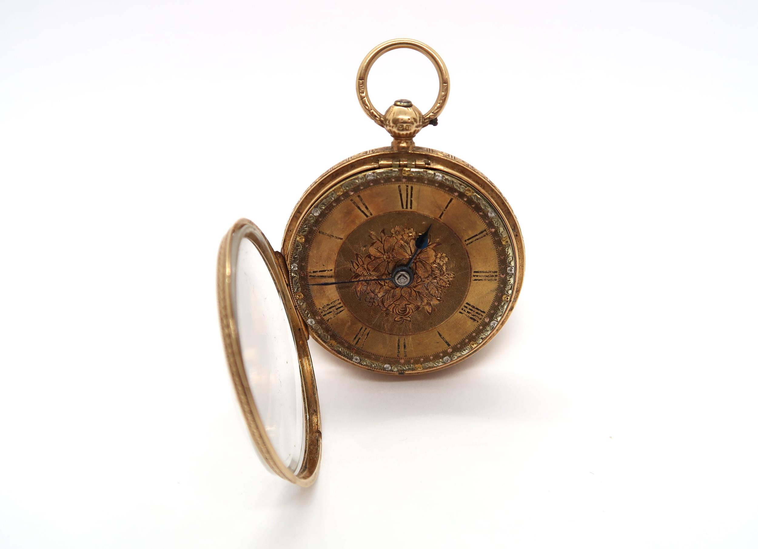 An 18ct gold pocket watch - approx weight 51 grams - Image 4 of 5