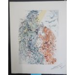 Salvador Dali - Print, unframed - The Dusk of Souls - 18cm x 24cm - signed