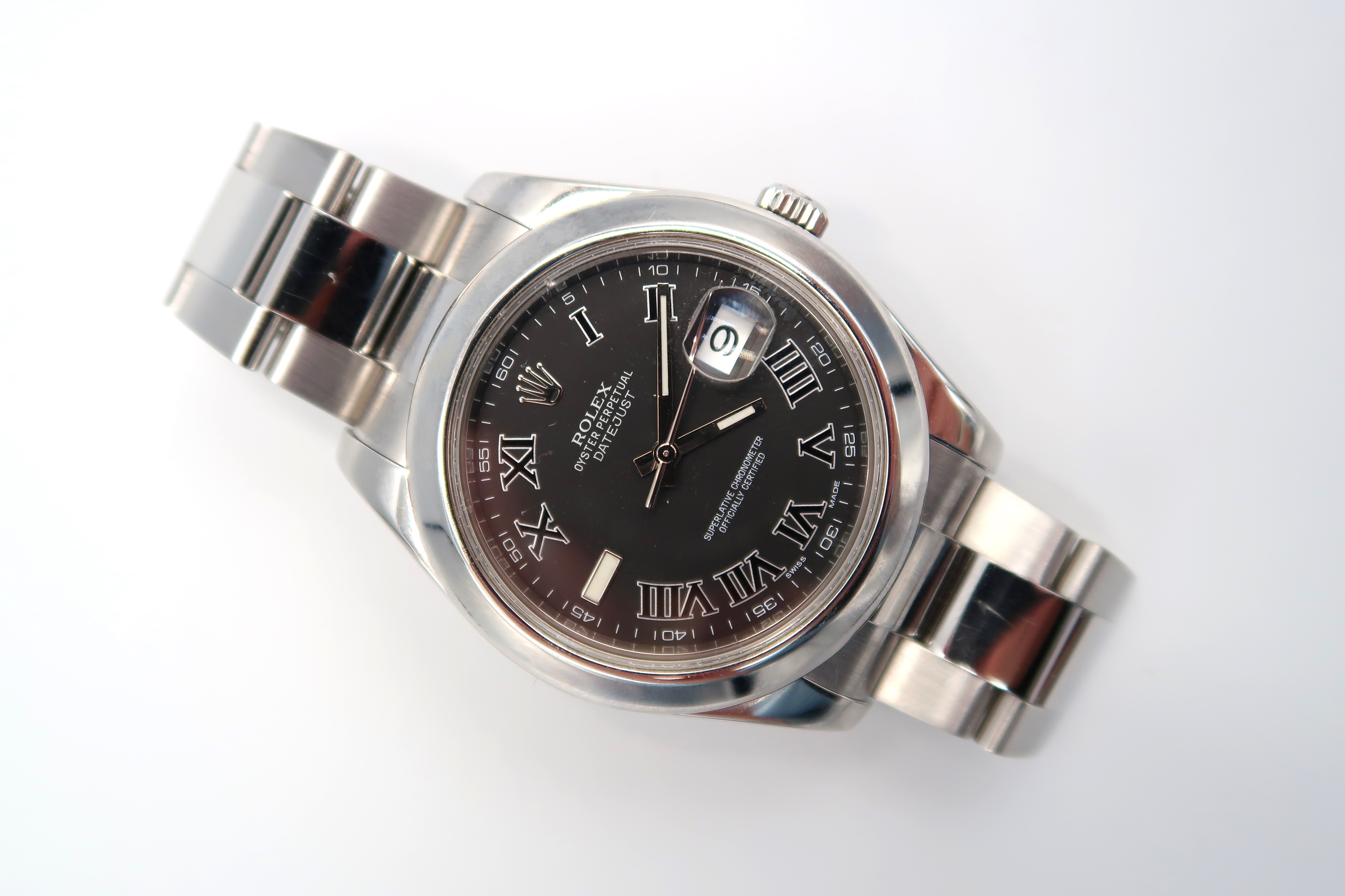 A Rolex Oyster Perpetual Datejust stainless steel wristwatch - Image 3 of 9