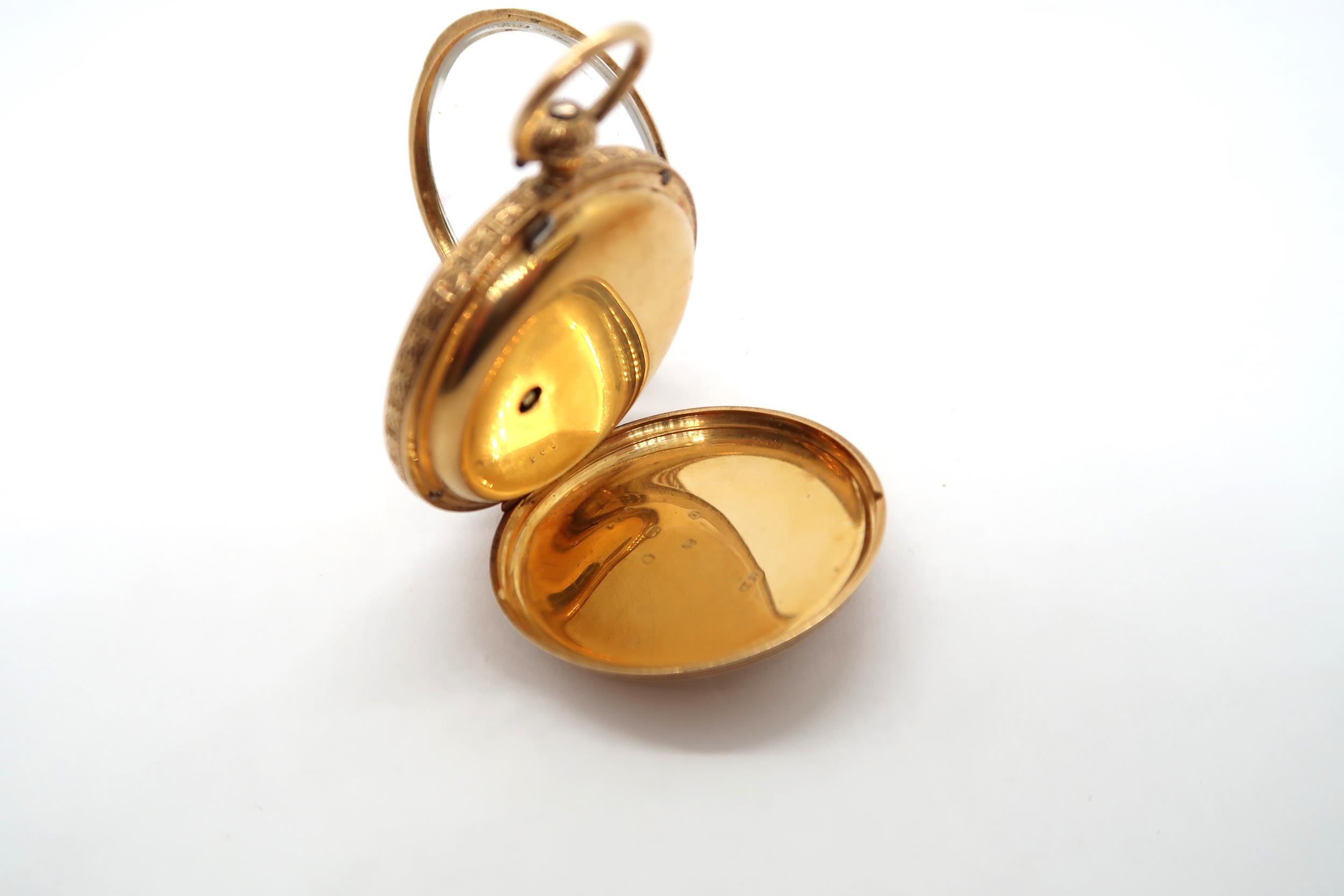 An 18ct gold pocket watch - approx weight 51 grams - Image 3 of 5