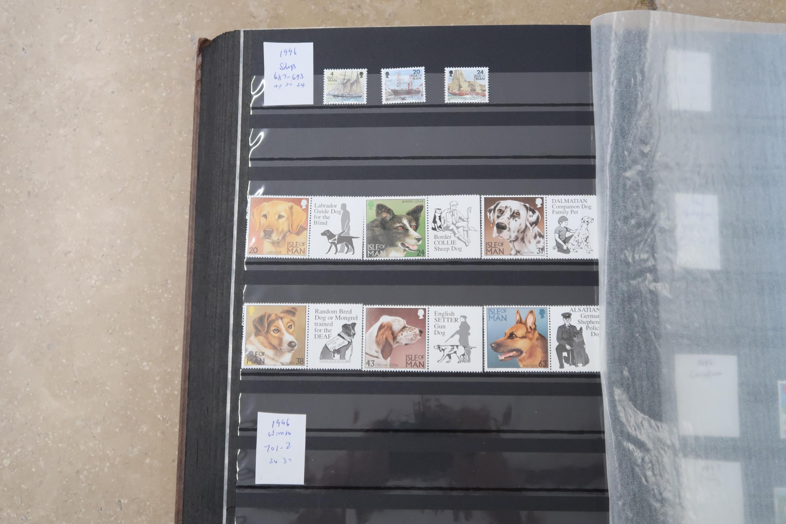 Five stamp albums including Jersey circa 1990's, Guernsey and Alderney, Great Britain circa 1990s, - Bild 2 aus 5