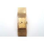 A 9ct yellow gold cased ladies Longines watch on bracelet strap, approx 38 grams