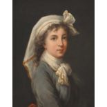 After Élisabeth Vigée Le Brun Self portrait Oil on canvas 27.6 x 21.6cm; 10¾ x 8½in After the