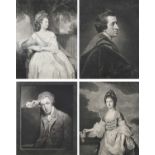 After George Romney Portrait of Henrietta Maria North (d.1796); Portrait of Richard Cumberland (