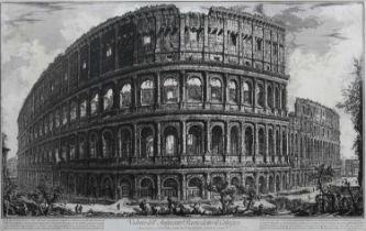 Giovanni Battista Piranesi (Italian 1720-1778) Veduta dell'Anfiteatro Flavio, detto il Colosseo (