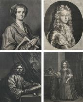 John Smith (1652-1743) after Sir Godfrey Kneller (1646-1723) Portrait of John Smith the engraver