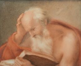 λ J Clarett (19th Century) After Antonio Cavallucci (1752-1795) St Jerome Signed J Clarette F (lower