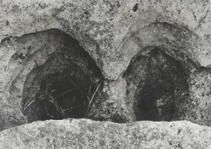 David Cripps (1938-2013) Rocks Form (The Burran, Ireland), toned silver bromide print, framed
