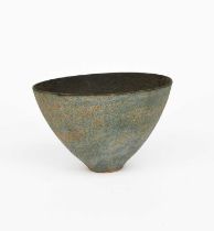 Φ Sotis Filippidies (born 1963) a flaring stoneware bowl, incised mark, 19cm. high Provenance