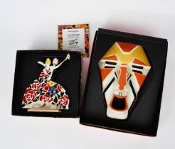 'Latona Red Roses' a modern limited edition Wedgwood Clarice Cliff Age of Jazz figure, made for
