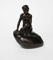 Edvard Eriksen RA (1876-1959) The Little Mermaid, patinated bronze signed in the cast 24.5cm. high