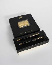 A Mont Blanc 163 Classique rollerball, in fitted presentation box, with fibretip refill, a Mont