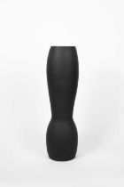 Sotis Filippides (born 1963) a tall vase, swollen, shouldered form with tall swollen cylindrical
