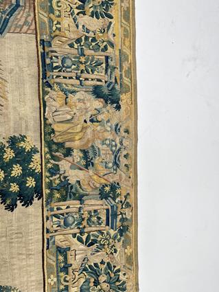 A FINE FLEMISH ALLEGORICAL TAPESTRY LATE 16TH / EARLY 17TH CENTURY woven in wool and silks, the - Image 14 of 27
