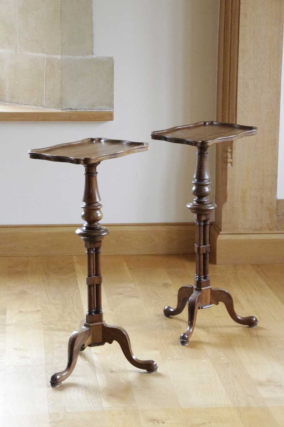 A PAIR OF EARLY VICTORIAN GONCALO ALVES OCCASIONAL TABLES BY GILLOWS, C.1840 each with a shaped - Image 2 of 2