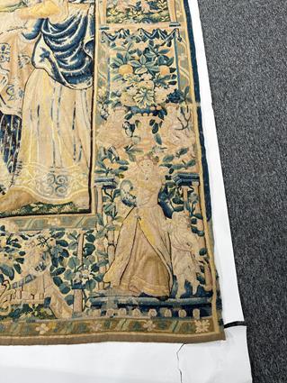 A FINE FLEMISH ALLEGORICAL TAPESTRY LATE 16TH / EARLY 17TH CENTURY woven in wool and silks, the - Image 11 of 27