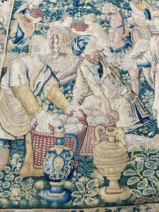 A FINE FLEMISH ALLEGORICAL TAPESTRY LATE 16TH / EARLY 17TH CENTURY woven in wool and silks, the - Image 23 of 27