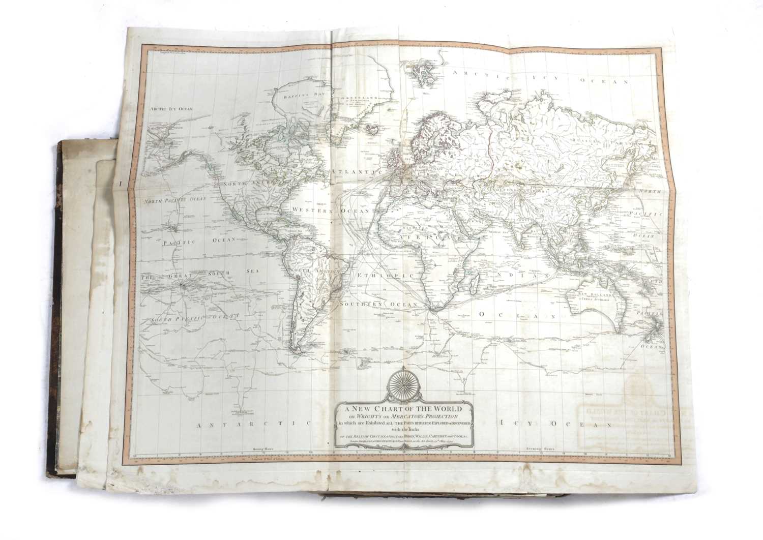 'A NEW UNIVERSAL ATLAS EXHIBITING ALL THE EMPIRES, KINGDOMS, STATES, REBUBLICS, &C. &C. IN THE WHOLE - Image 3 of 3