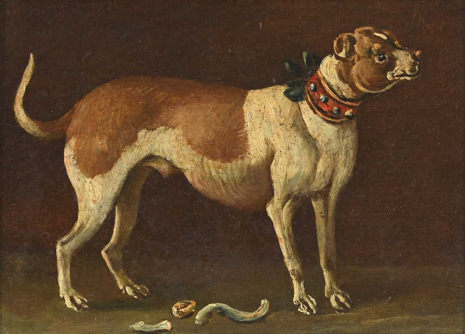 ITALIAN SCHOOL LATE 18TH / EARLY 19TH CENTURY Portrait of a pug with a red collar, Portrait of a pug - Image 8 of 9