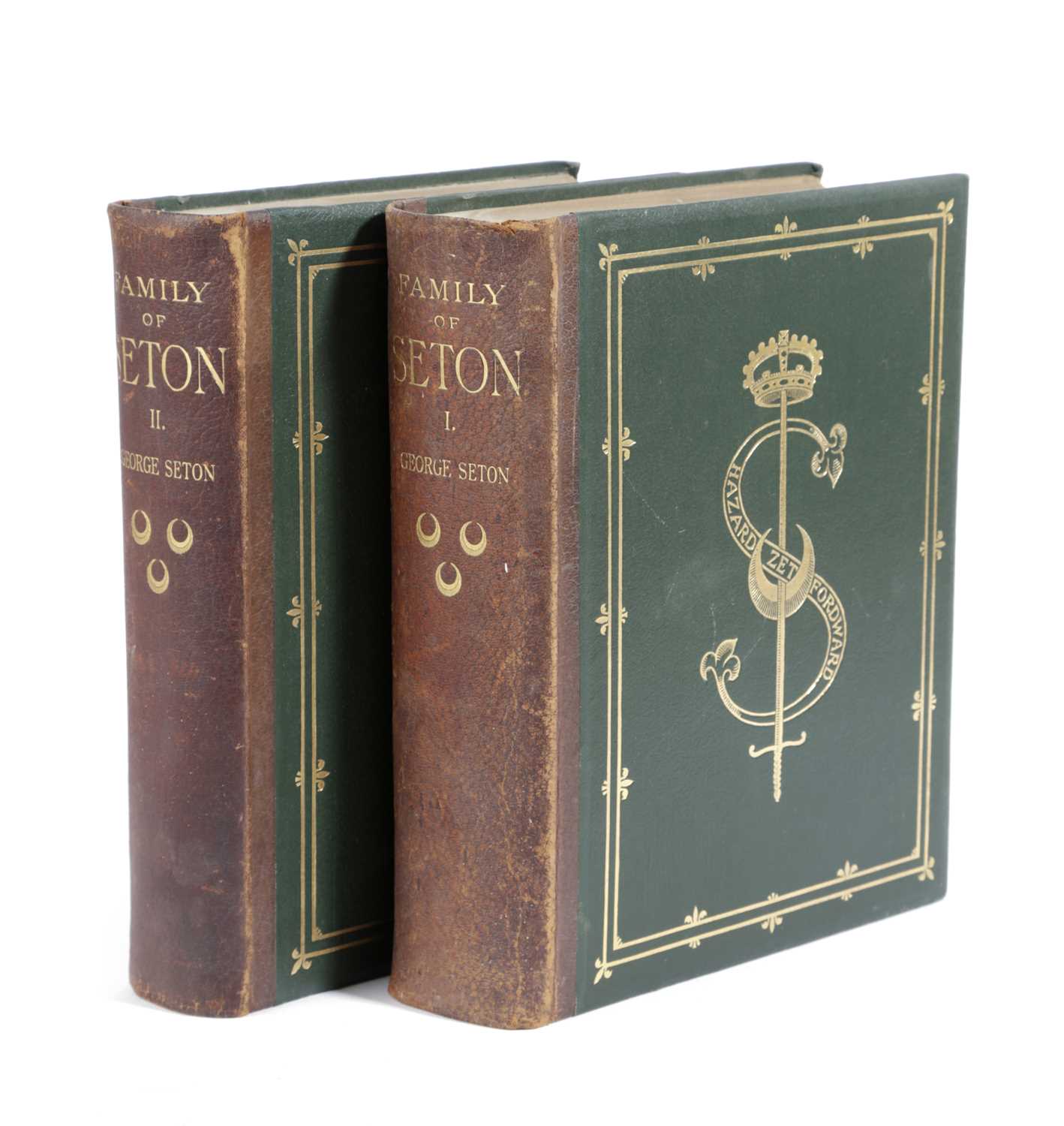 A HISTORY OF THE FAMILY OF SETON, DURING EIGHT CENTURIES BY GEORGE SETON, EDINBURGH, 1896 in two