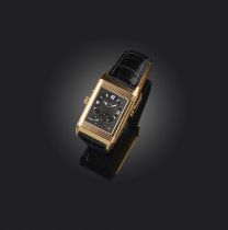 Jaeger LeCoultre, a gentleman's 18ct gold wristwatch, 'Reverso Day and Night DuoFace', ref. 270.2.