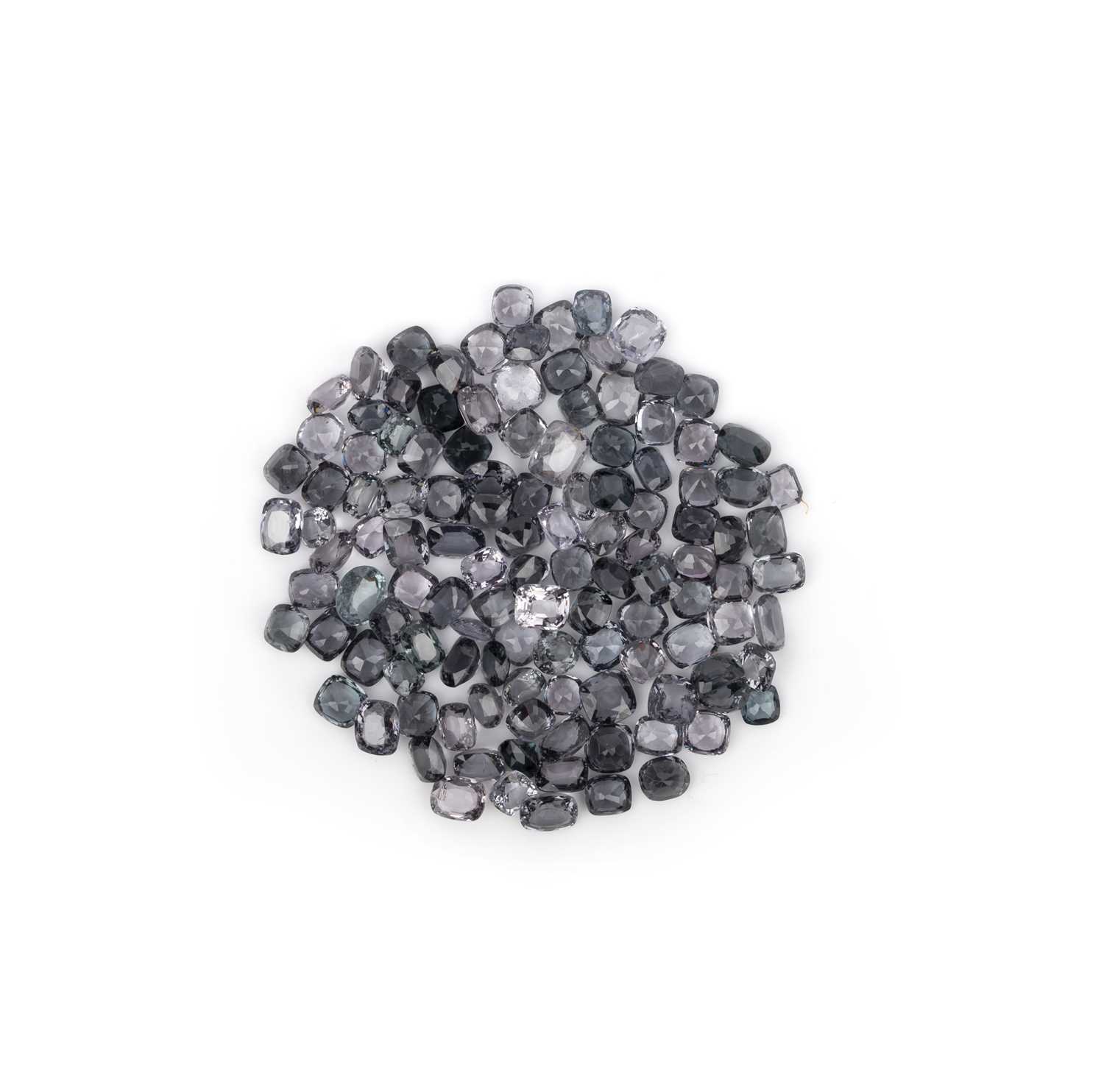 A group of loose spinels, totalling approximately 105.56cts