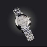 Cartier, a lady's 18ct white gold and diamond wristwatch, 'Pasha de Cartier', ref. 2400, the