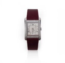 Bedat, a stainless steel and diamond wristwatch, 'No. 7', ref.728, signed rectangular dial, sweep