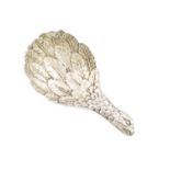 A William IV silver eagle wing caddy spoon, by Joseph Willmore, Birmingham 1832, textured feather
