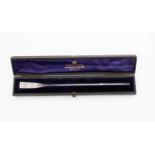 A Victorian presentation silver rowing oar, by Charles Edwards, London 1884, inscribed '1884 W.I