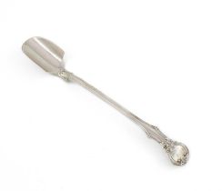 A Victorian silver Victoria pattern stilton scoop, by Joseph & Albert Savory, London 1846,