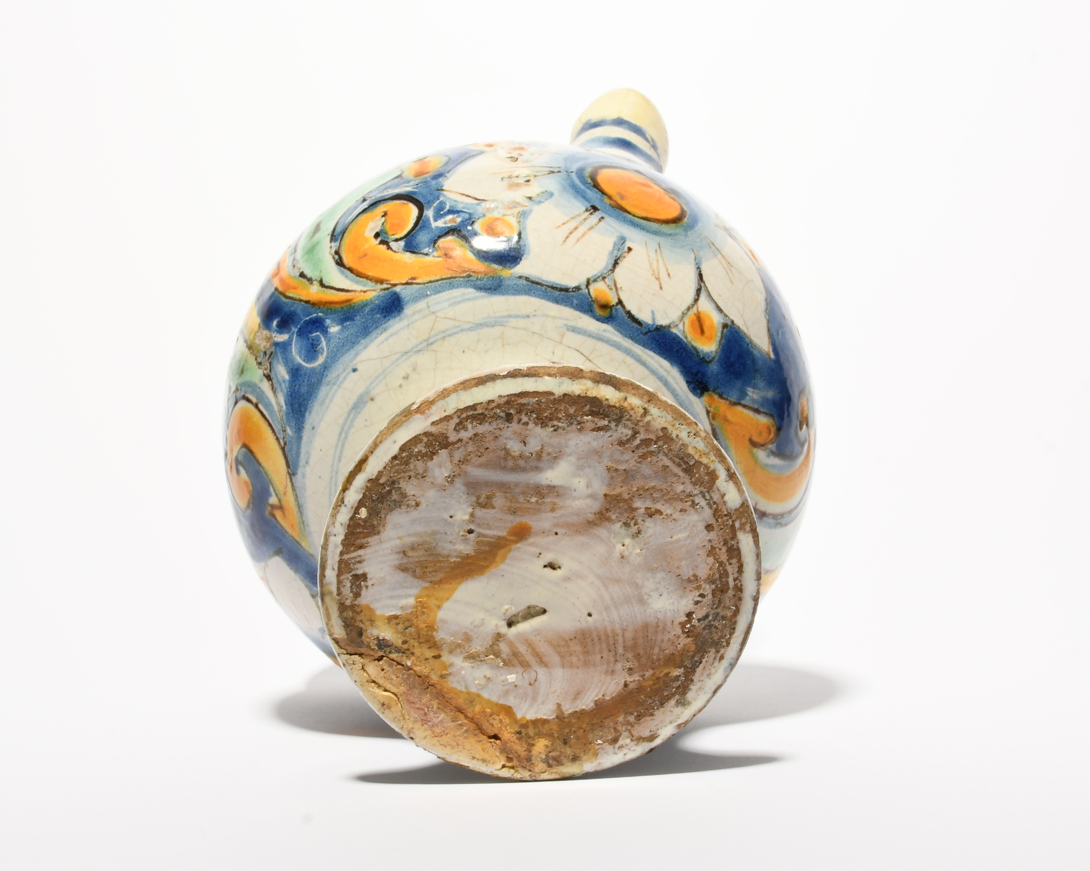 Two Flight Barr and Barr vases, c.1820-30, one well painted with a dog chasing a mallard duck onto - Image 4 of 4