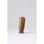 NO RESERVE A CHINESE ARCHAIC CARVED BONE FITTING SHANG DYNASTY Carved from a short, straight section