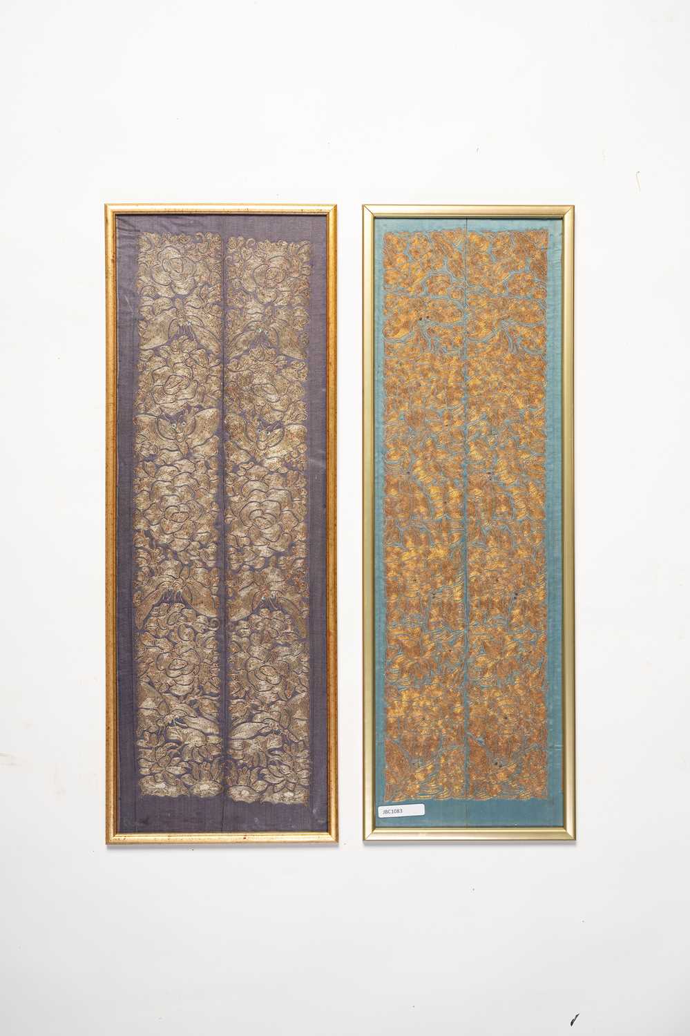 NO RESERVE A COLLECTION OF CHINESE EMBROIDERIES LATE QING DYNASTY Variously depicting flowers, - Image 10 of 13