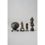 NO RESERVE A SMALL COLLECTION OF CHINESE BRONZE ITEMS WARRING STATES PERIOD AND LATER Comprising: