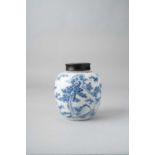 NO RESERVE A CHINESE BLUE AND WHITE 'THREE FRIENDS OF WINTER' OVOID VASE KANGXI 1662-1722