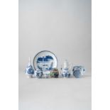 NO RESERVE A COLLECTION OF CHINESE BLUE AND WHITE ITEMS MOSTLY KANGXI 1662-1722 Comprising: a