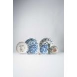 NO RESERVE A COLLECTION OF CHINESE CERAMICS QING DYNASTY Comprising: a blue and white sugar