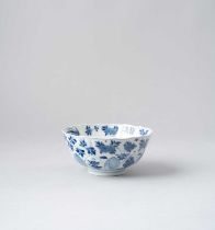 NO RESERVE A CHINESE BLUE AND WHITE MOULDED BOWL SIX-CHARACTER KANGXI MARK AND OF THE PERIOD 1662-