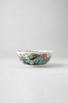 NO RESERVE A CHINESE FAMILLE VERTE 'BIRDS AND FLOWERS' BOWL KANGXI 1662-1722 The exterior painted
