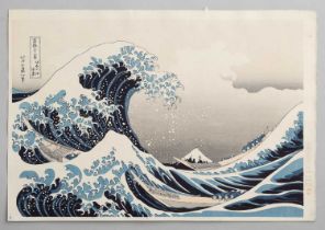 NO RESERVE AFTER KATSUSHIKA HOKUSAI (1760-1849) KANAGAWA OKI NAMI-URA (UNDER THE WAVE OFF