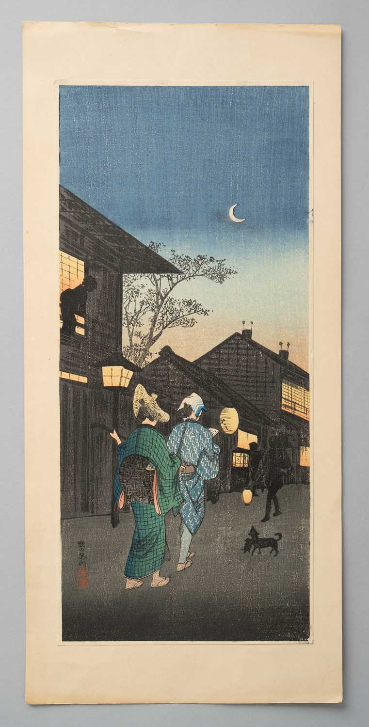 TAKAHASHI HIROAKI / SHOTEI (1871-1945) TAISHO/SHOWA, 20TH CENTURY Three Japanese woodblock prints, - Image 3 of 3