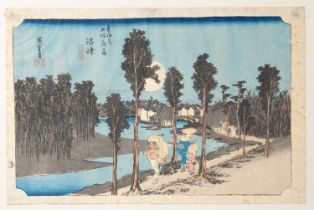 NO RESERVE UTAGAWA HIROSHIGE (1797-1858) EDO PERIOD, 19TH CENTURY A Japanese woodblock print