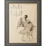 NO RESERVE KATSUKAWA SHUNSHO (1726-93) POETS EDO PERIOD, 18TH CENTURY Four Japanese woodblock prints