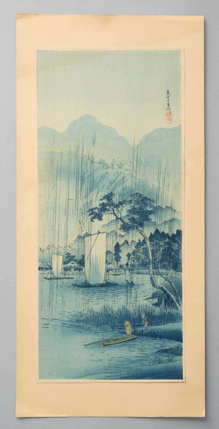 TAKAHASHI HIROAKI / SHOTEI (1871-1945) TAISHO/SHOWA, 20TH CENTURY Three Japanese woodblock prints, - Image 2 of 3