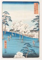 NO RESERVE UTAGAWA HIROSHIGE (1797-1858) TOTO ASUKAYAMA (MOUNT ASUKA IN THE EASTERN CAPITAL) EDO
