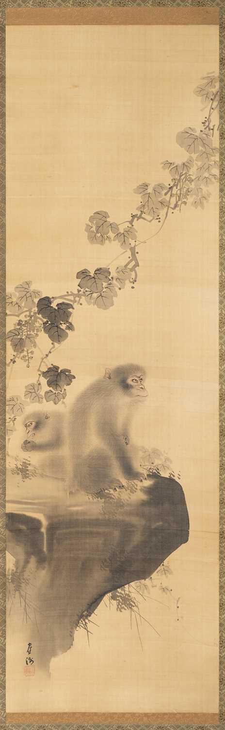 NO RESERVE FOUR JAPANESE KAKEJIKU (HANGING SCROLL PAINTINGS) MEIJI AND LATER, 19TH AND 20TH