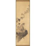NO RESERVE FOUR JAPANESE KAKEJIKU (HANGING SCROLL PAINTINGS) MEIJI AND LATER, 19TH AND 20TH