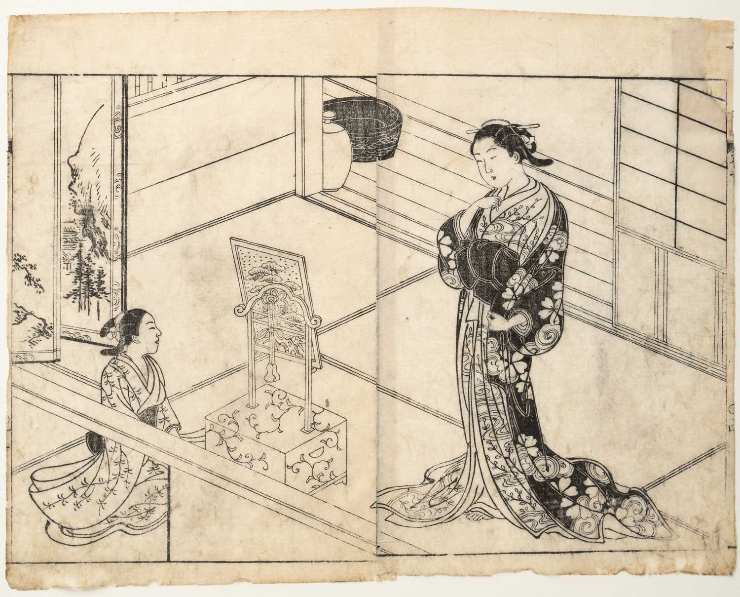 NO RESERVE KITAO SHIGEMASA (1738-1820) NISHIKAWA SUKENOBU (1671-1751) AND OTHERS EDO PERIOD, 18TH/ - Bild 4 aus 6