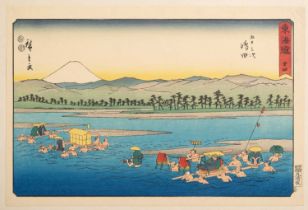 NO RESERVE UTAGAWA KUNISADA I / TOYOKUNI III (1786-1865) AFTER UTAGAWA HIROSHIGE (1797-1858) AND